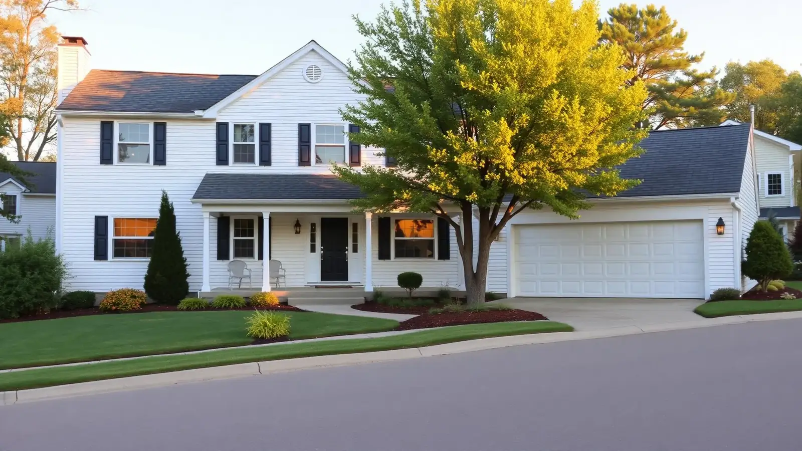 Beautiful Minnesota neighborhood